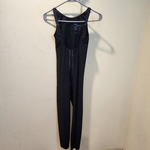 Marena Recovery Black Sleeveless Jumpsuit Slimmer Size S